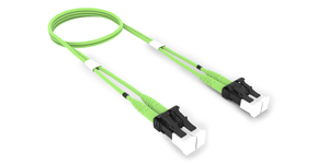OM5 LC/UPC to LC/UPC, Fiber Patch Cord, 1.6 mm Duplex, Plenum