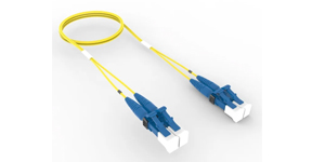 Singlemode LC/UPC to LC/UPC, Fiber Patch Cord, 1.6 mm Duplex, Plenum
