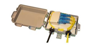 FibrBoss Wall Mounting Fiber Optic Box, outdoor