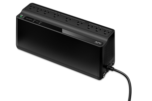 APC Back-UPS 850VA, 120V, 2 USB charging ports, 9 NEMA outlets (3 surge)